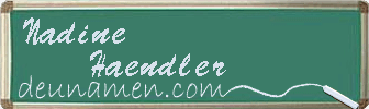 Nadine Haendler Visitenkarte